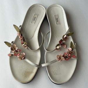 Prada Cherry Blossom Sandals